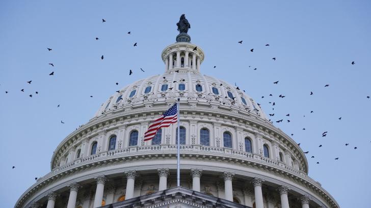 The US Capitol building in Washington D.C